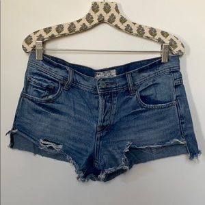 Free People Cut Off Jean Shorts size 26